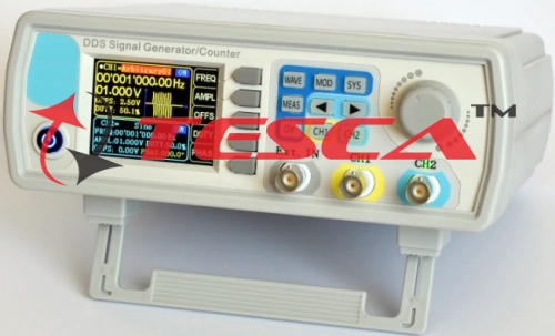DDS功能发生器15 MHz, LCD显示，USB+软件