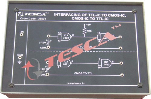 TTL-IC到CMOS-IC和CMOS IC到TTL-IC的模块接口